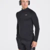 Essential Seamless Pullover mit 1/4-Reißverschluss