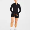 Essential Seamless Pullover mit halbem Reißverschluss