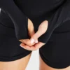 Essential Seamless Pullover mit halbem Reißverschluss