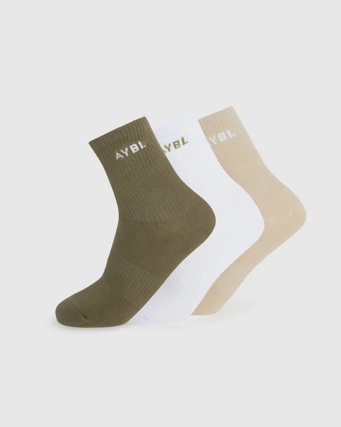 Everyday-Crew-Socken (3er-Pack)