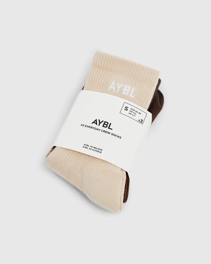 Everyday-Crew-Socken (3er-Pack)