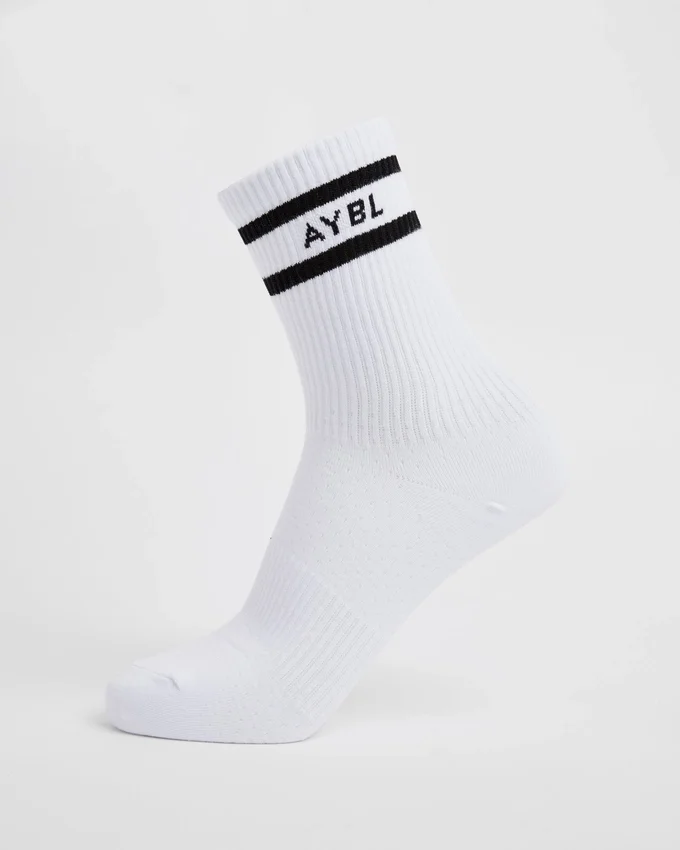 Everyday-Crew-Socken mit doppeltem Streifen (3er-Pack)