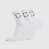 Everyday-Crew-Socken mit Stickerei (3er-Pack)