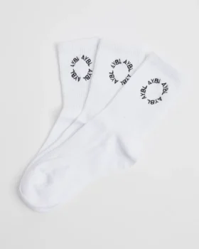 Everyday-Crew-Socken mit Stickerei (3er-Pack)