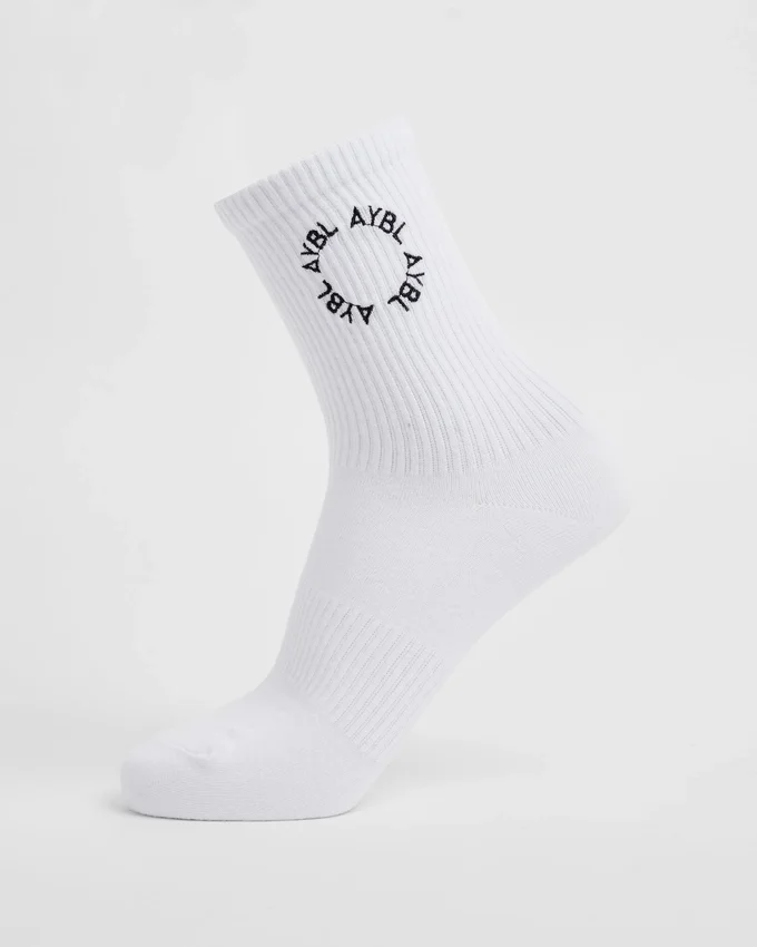 Everyday-Crew-Socken mit Stickerei (3er-Pack)