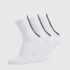 Everyday-Crew-Socken mit Streifen am Fersenbereich (3er-Pack)