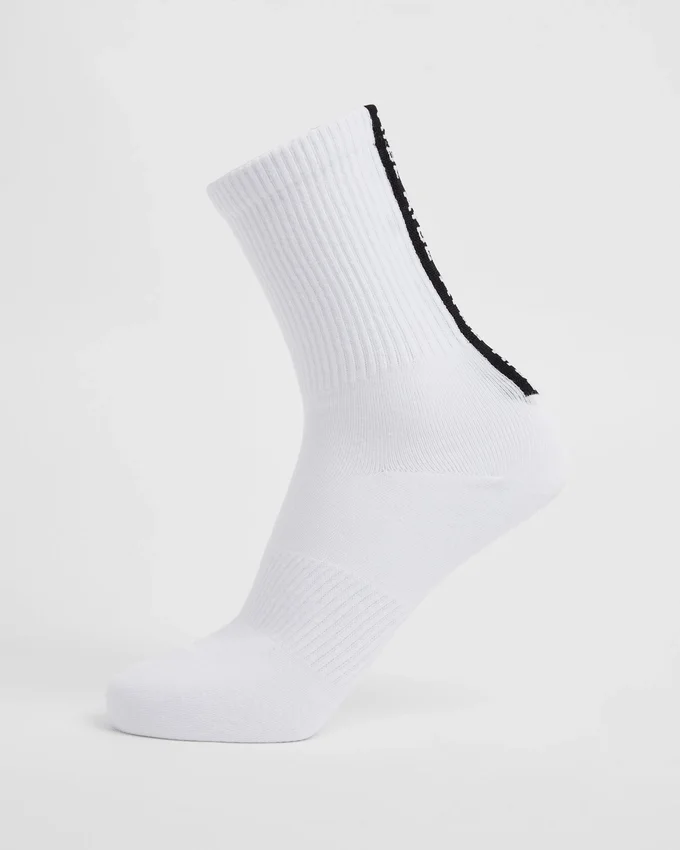 Everyday-Crew-Socken mit Streifen am Fersenbereich (3er-Pack)