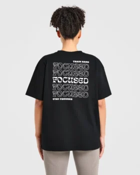 „Focused Wavy“ Oversize-T-Shirt