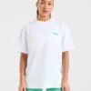 „Focused Wavy“ Oversize-T-Shirt