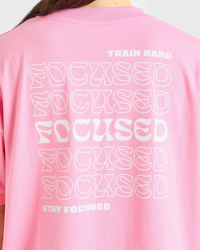 „Focused Wavy“ Oversize-T-Shirt