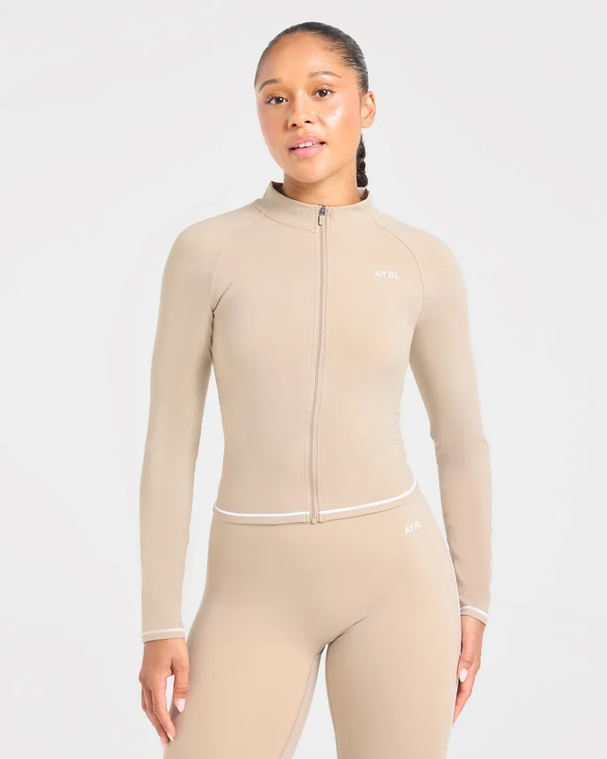 Form-Jacke mit Reißverschluss