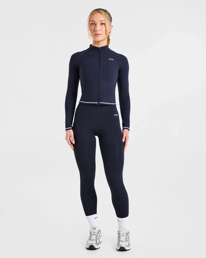 Form-Jacke mit Reißverschluss