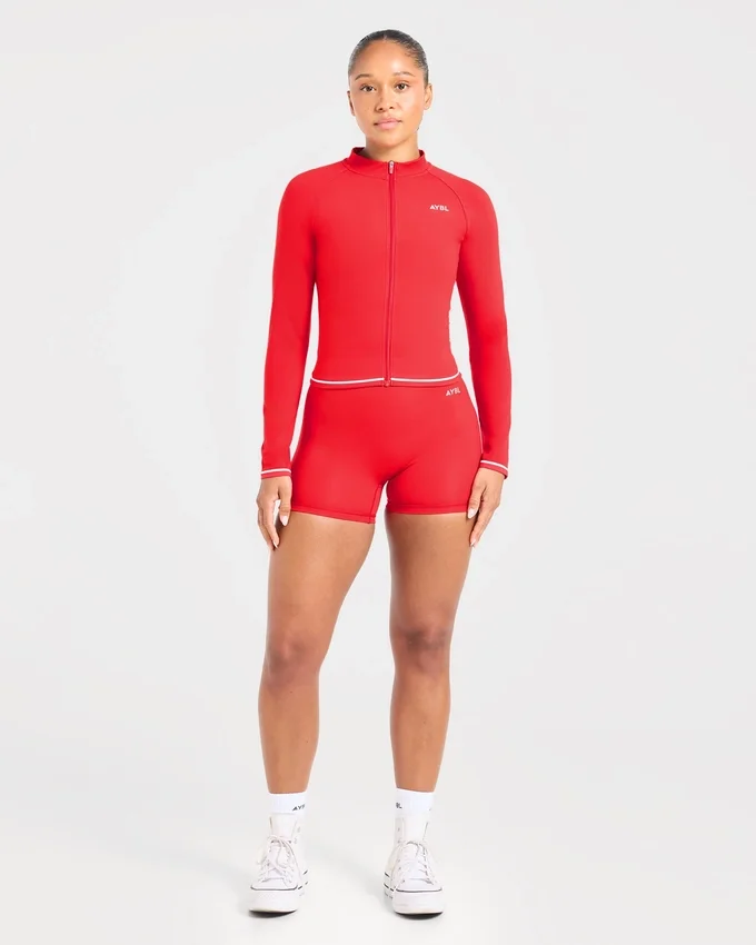 Form-Jacke mit Reißverschluss