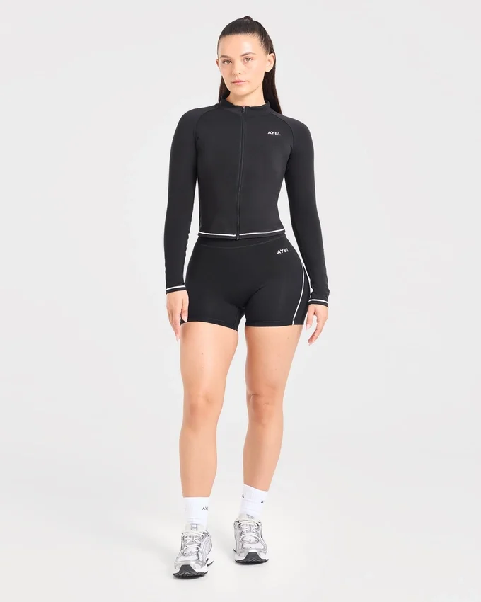 Form-Jacke mit Reißverschluss