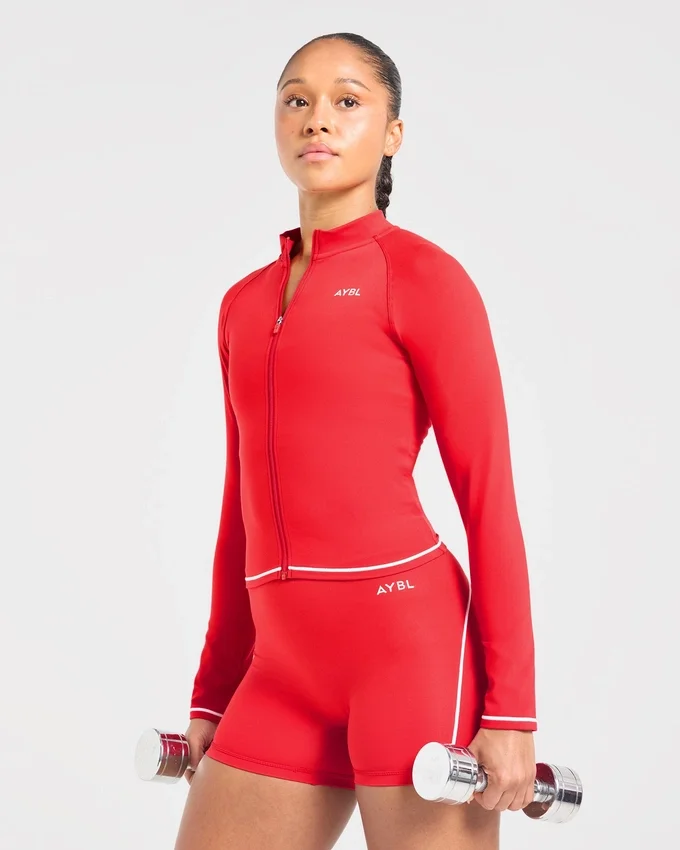 Form-Jacke mit Reißverschluss