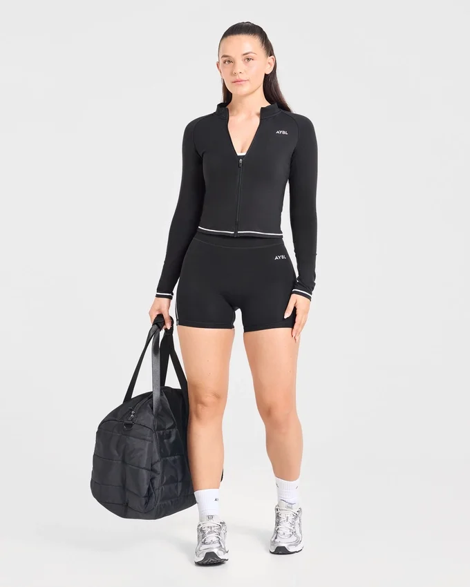 Form-Jacke mit Reißverschluss