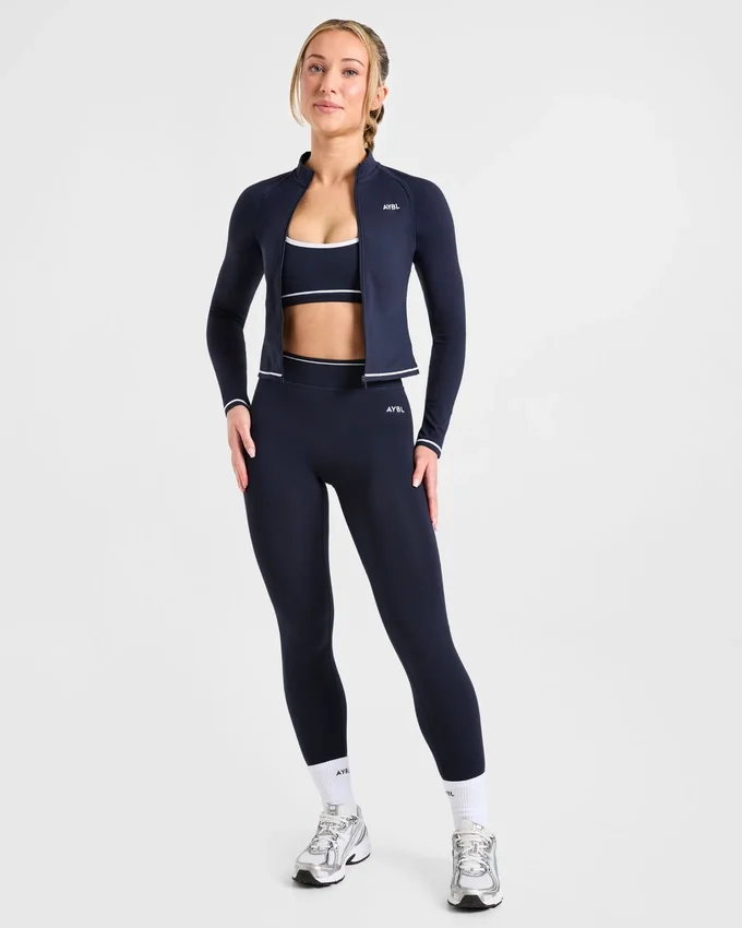 Form-Jacke mit Reißverschluss