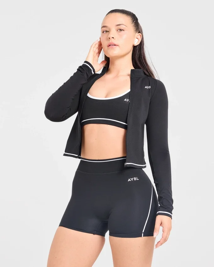 Form-Jacke mit Reißverschluss