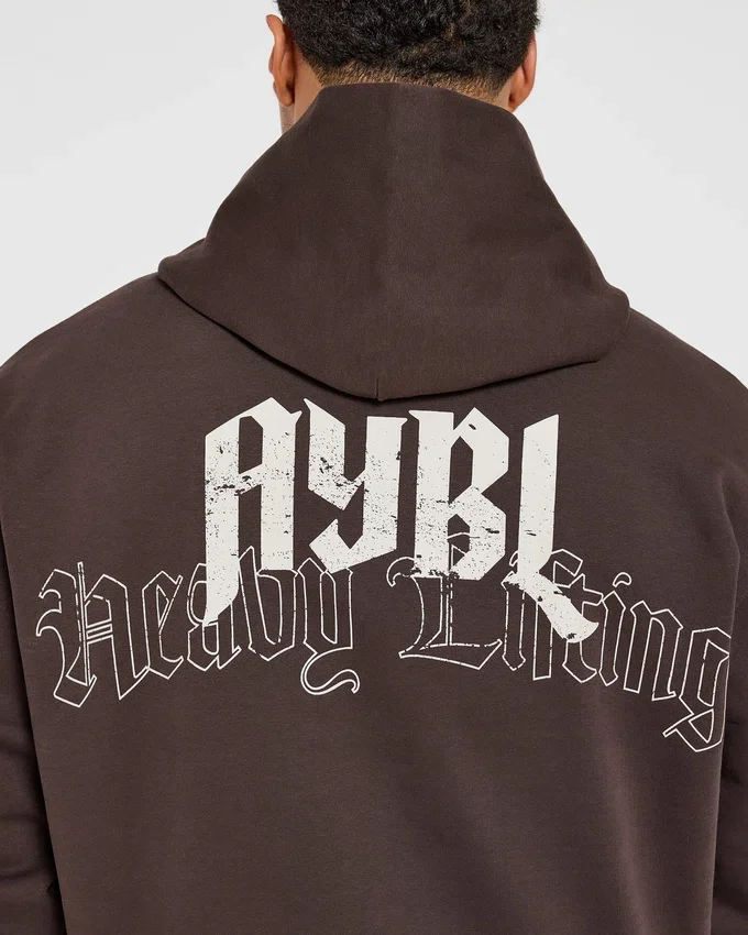 Heavy Lifting Gothic Oversize-Hoodie