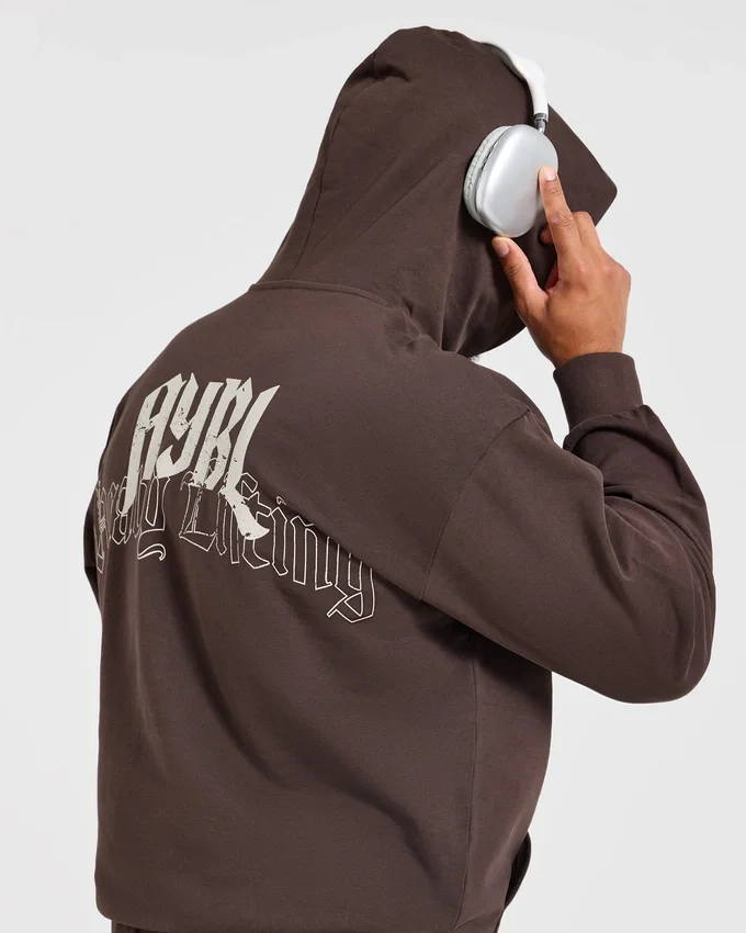 Heavy Lifting Gothic Oversize-Hoodie
