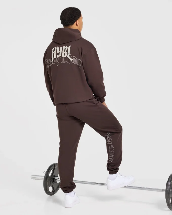 „Heavy Lifting Gothic“ Oversize-Jogginghose