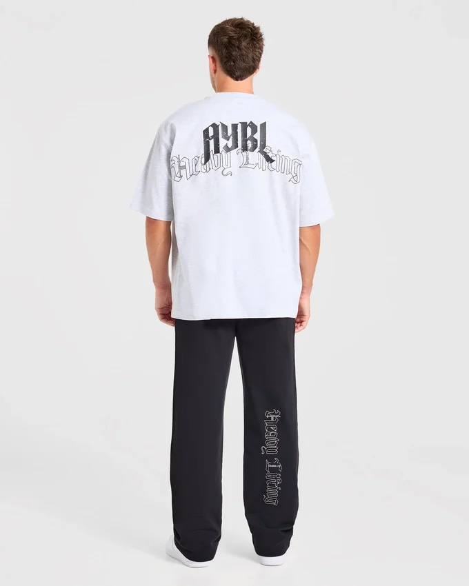 „Heavy Lifting Gothic“ Oversized-Jogginghose mit geradem Bein