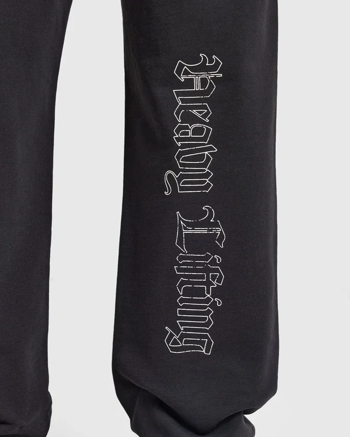 „Heavy Lifting Gothic“ Oversized-Jogginghose mit geradem Bein