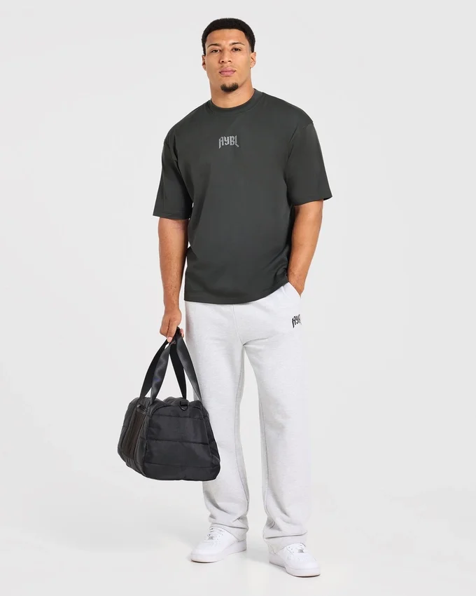 „Heavy Lifting Gothic“ Oversized-Jogginghose mit geradem Bein