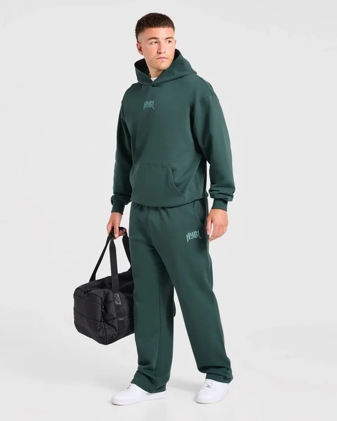 „Heavy Lifting Gothic“ Oversized-Jogginghose mit geradem Bein