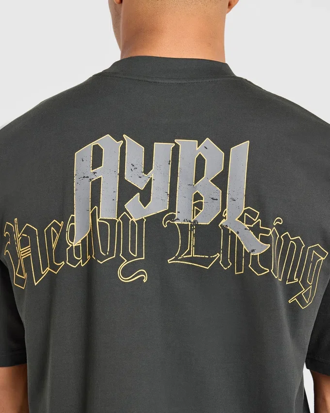 „Heavy Lifting Gothic“ Oversized-T-Shirt
