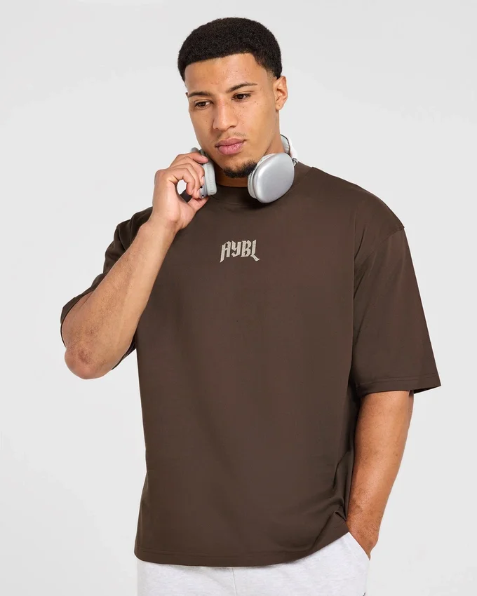 „Heavy Lifting Gothic“ Oversized-T-Shirt
