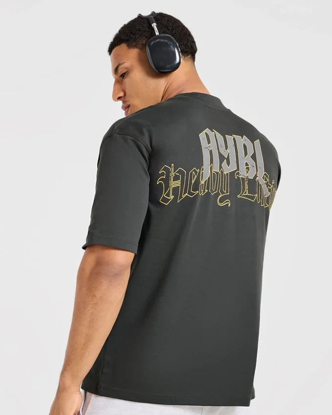 „Heavy Lifting Gothic“ Oversized-T-Shirt