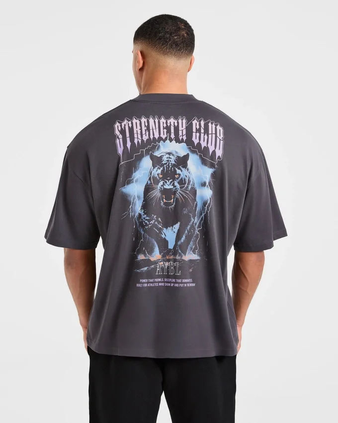 „Hunt Your Goals“ Oversize-T-Shirt