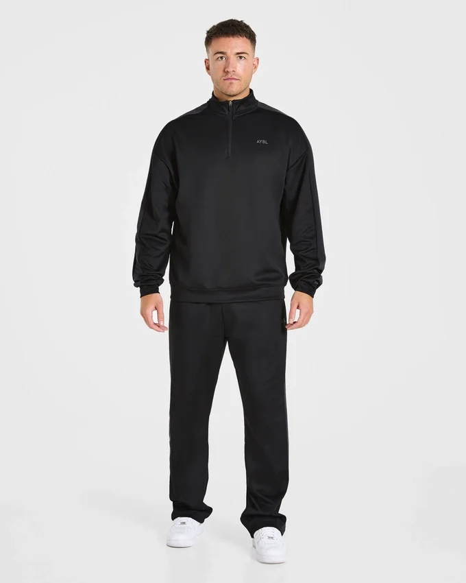 Klassische Jogginghose im Track-Stil mit geradem Bein