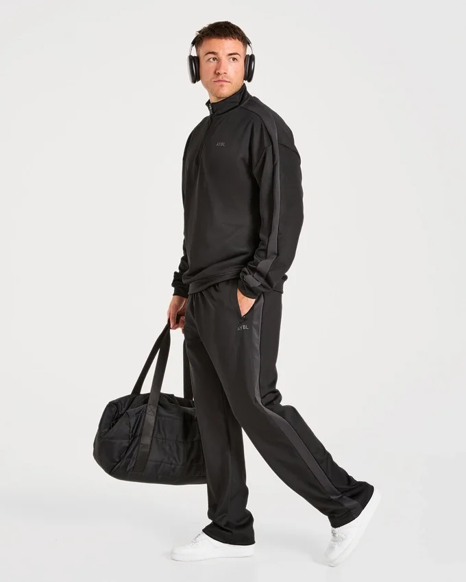 Klassische Jogginghose im Track-Stil mit geradem Bein