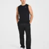 Klassische Jogginghose im Track-Stil mit geradem Bein