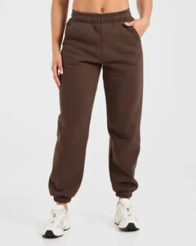 Klassische, kuschelige Oversize-Jogginghose