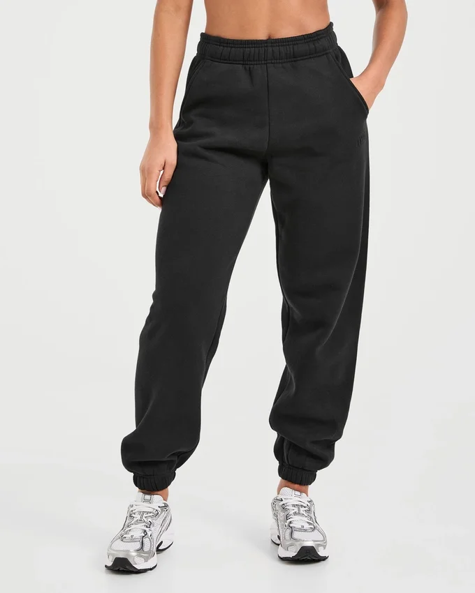 Klassische, kuschelige Oversize-Jogginghose