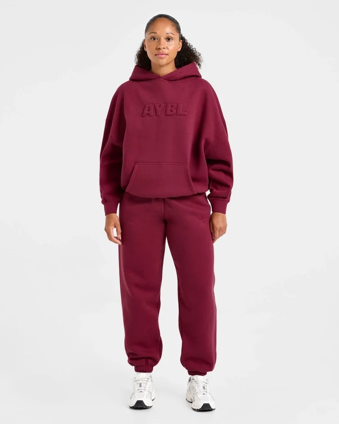 Klassische, kuschelige Oversize-Jogginghose