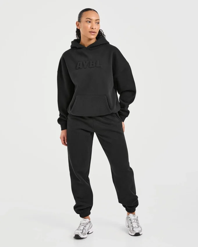 Klassische, kuschelige Oversize-Jogginghose
