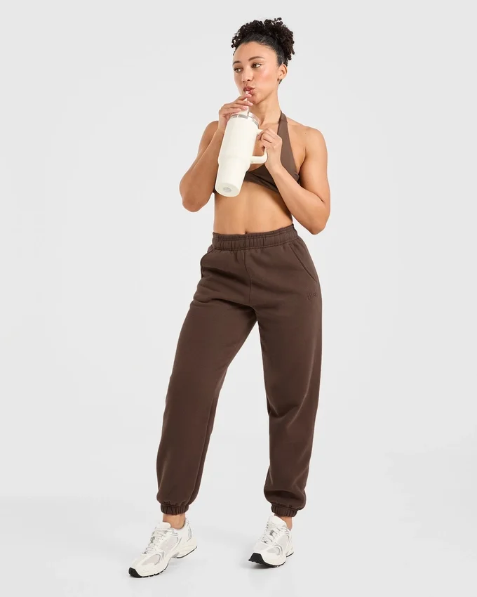 Klassische, kuschelige Oversize-Jogginghose