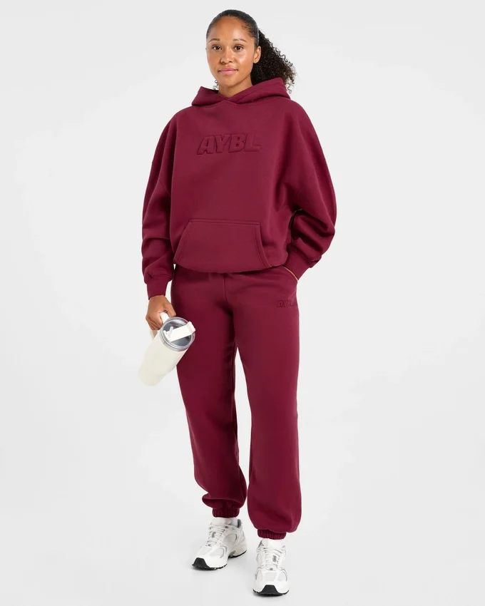 Klassische, kuschelige Oversize-Jogginghose