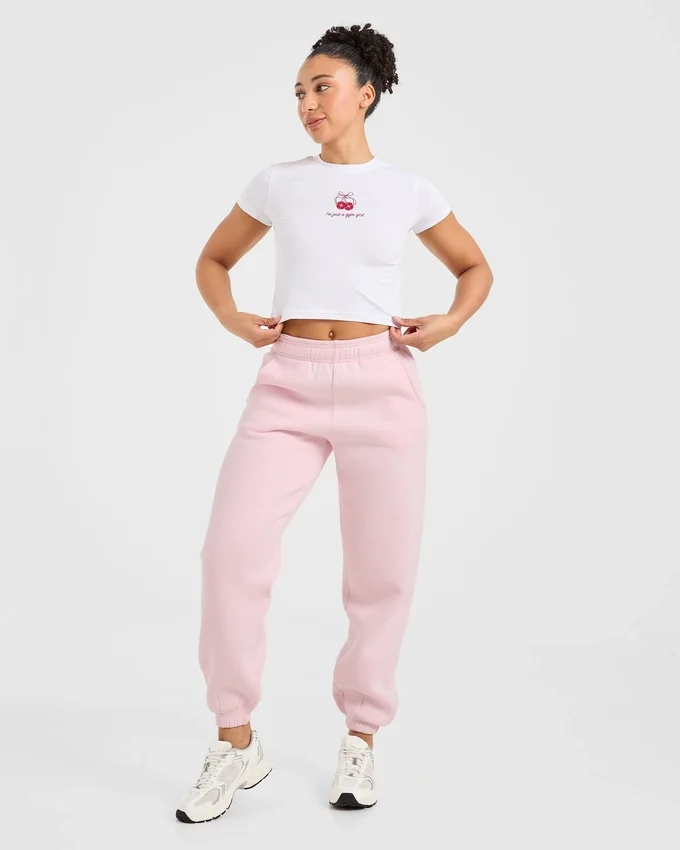 Klassische, kuschelige Oversize-Jogginghose