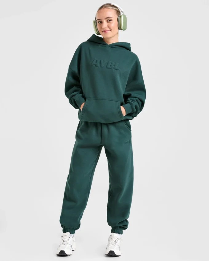Klassische, kuschelige Oversize-Jogginghose