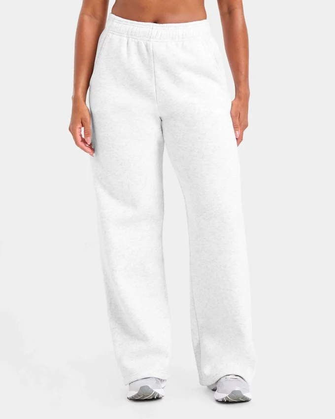 Klassische, kuschelige Oversize-Jogginghose mit geradem Bein