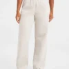 Klassische, kuschelige Oversize-Jogginghose mit geradem Bein