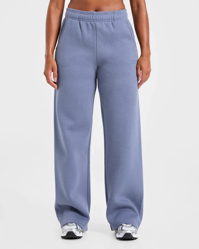 Klassische, kuschelige Oversize-Jogginghose mit geradem Bein