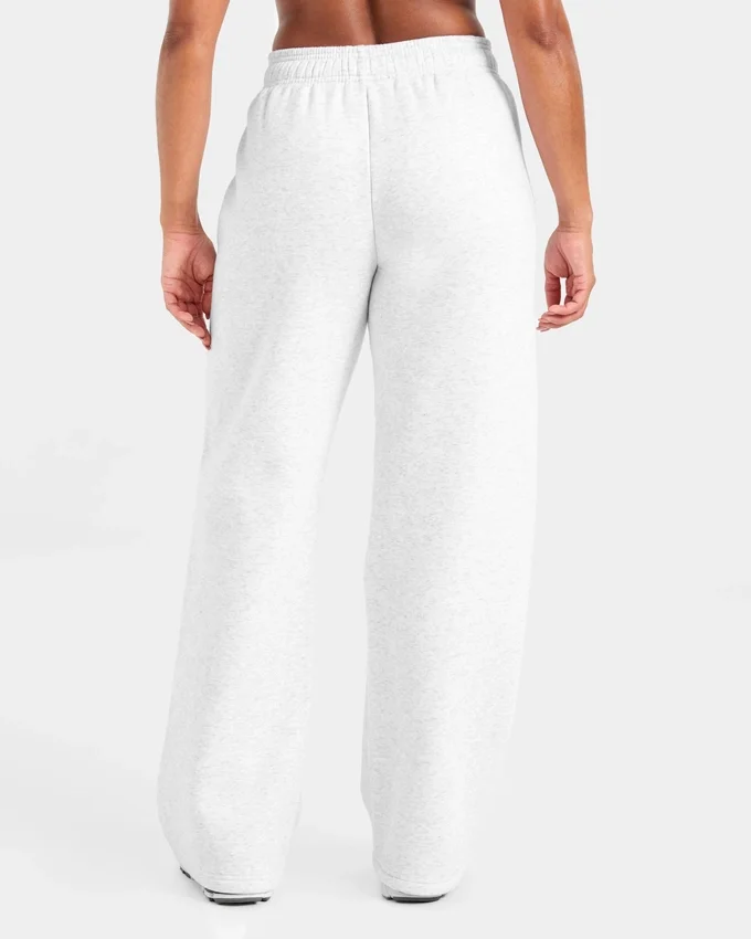 Klassische, kuschelige Oversize-Jogginghose mit geradem Bein