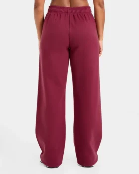 Klassische, kuschelige Oversize-Jogginghose mit geradem Bein