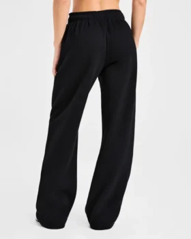 Klassische, kuschelige Oversize-Jogginghose mit geradem Bein